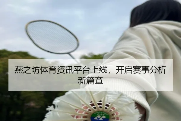 燕之坊体育资讯平台上线，开启赛事分析新篇章